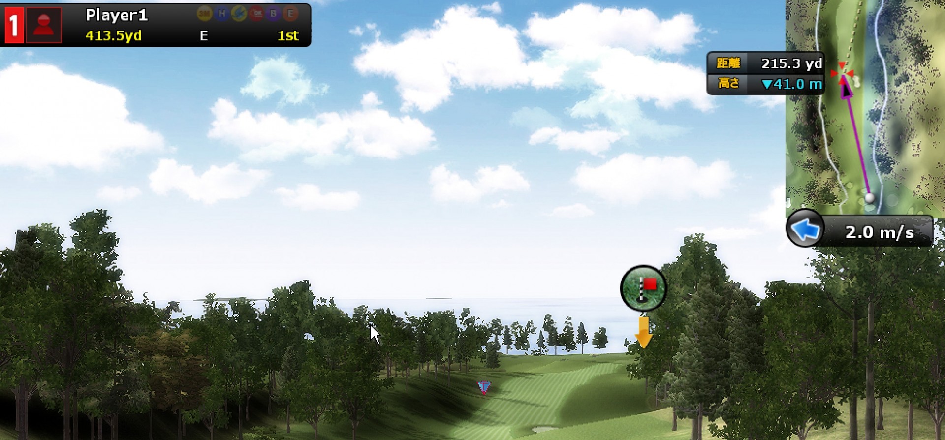 最新シミュレーションゴルフイメージ